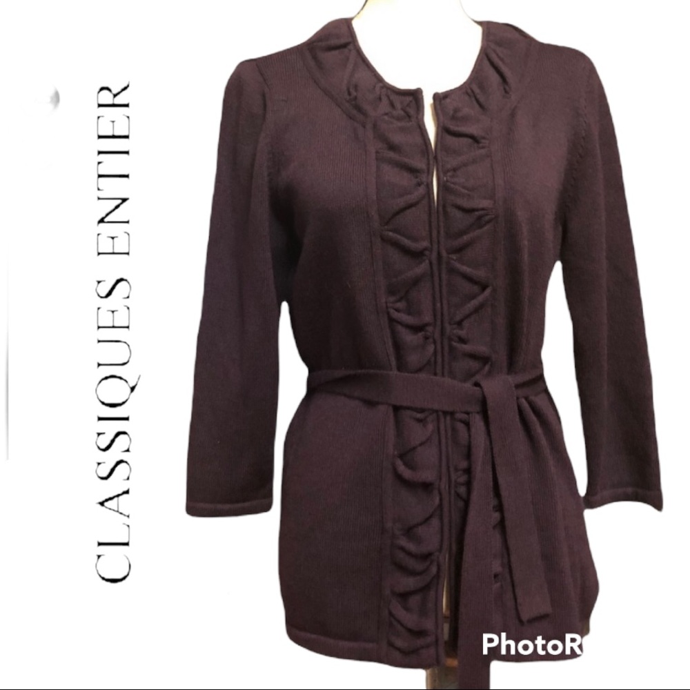 Classiques Entier | Purple Marino Wool Sweater
